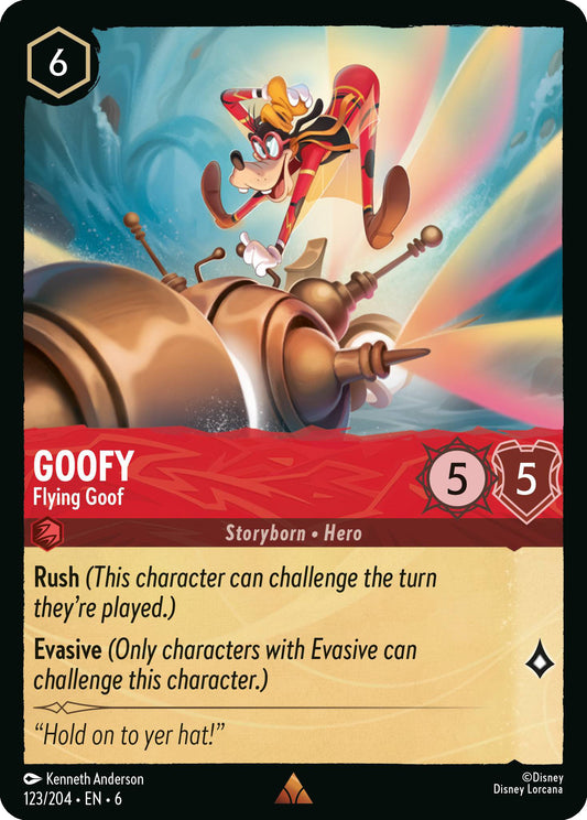 Goofy - Flying Goof - Azurite Sea 123/204  - Near Mint - Ungraded