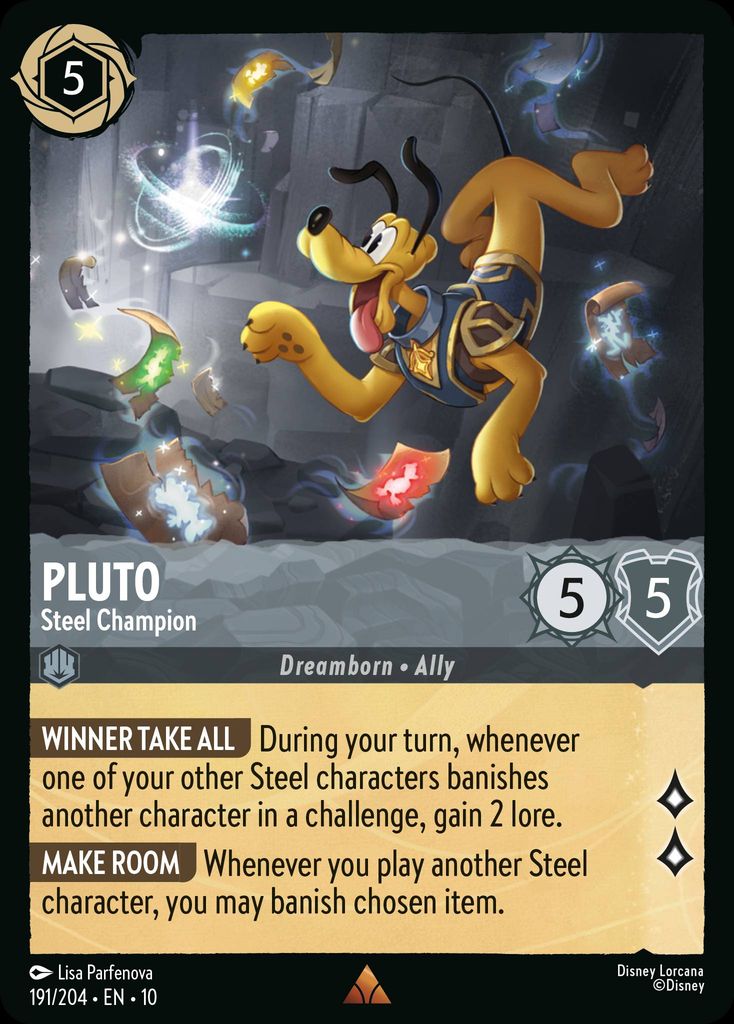 Pluto - Steel Champion - Whispers in the Well 191/204 - Near Mint