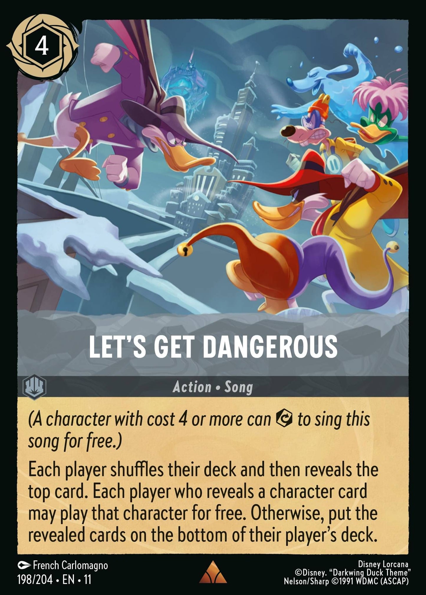 Let's Get Dangerous - Winterspell 198/204 - Near Mint