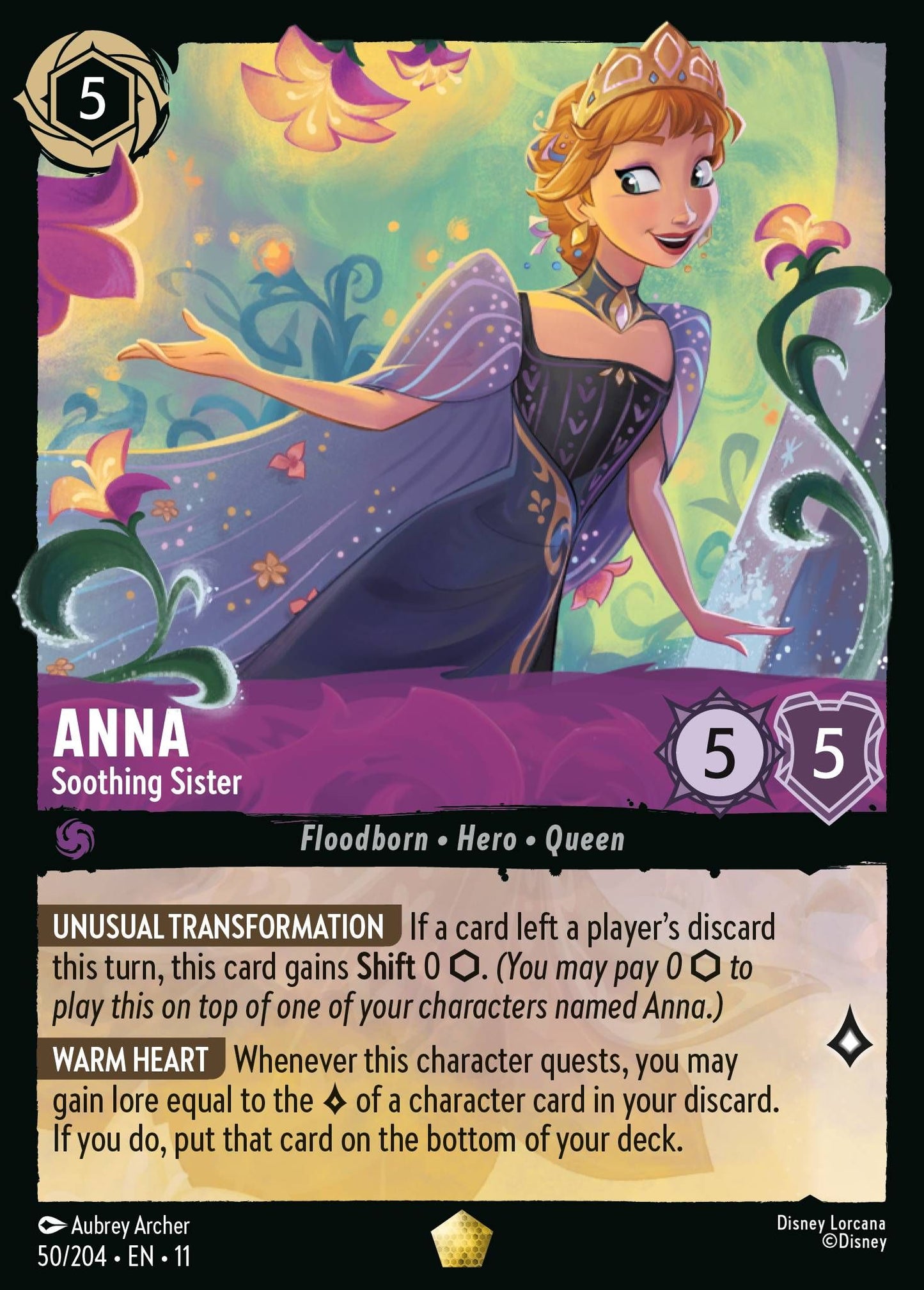 Anna - Soothing Sister - Winterspell 50/204 - Near Mint