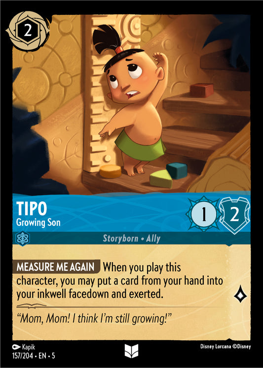 Tipo - Growing Son - Shimmering Skies 157/204  (Foil) - Near Mint - Ungraded