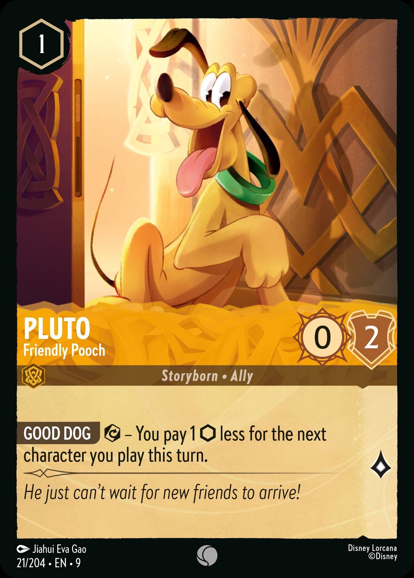 Pluto - Friendly Pooch - Fabled 21/204 - Near Mint