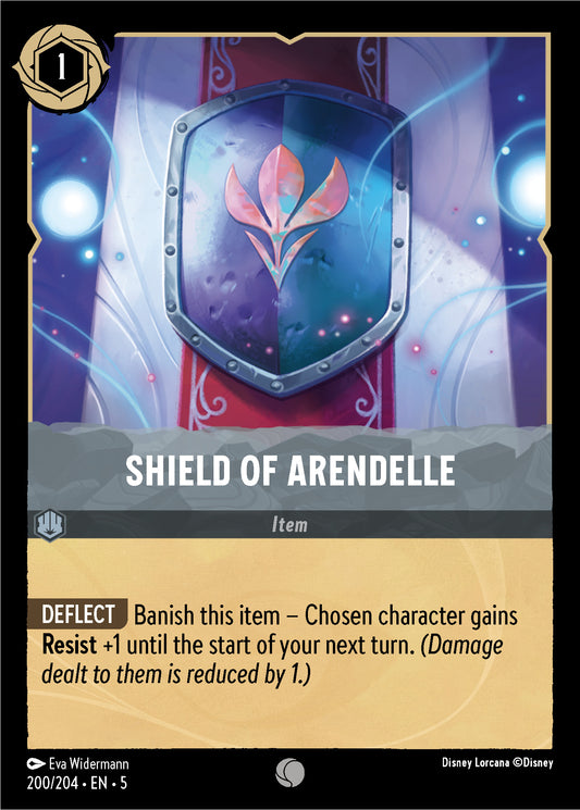 Shield of Arendelle - Shimmering Skies 200/204  (Foil) - Near Mint - Ungraded