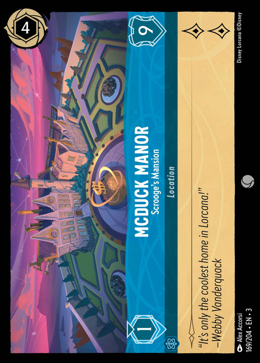 McDuck Manor - Scrooge's Mansion -  169/204 (Foil)