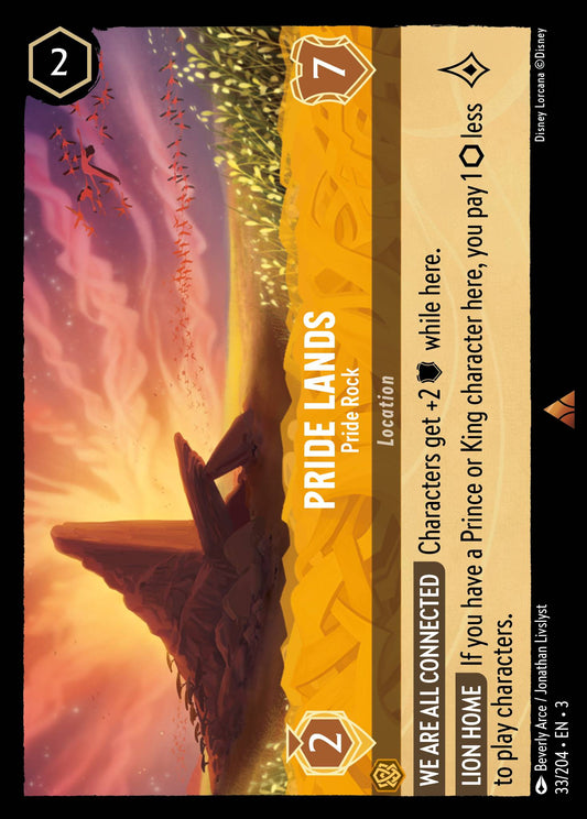 Pride Lands - Pride Rock -  33/204 (Foil)