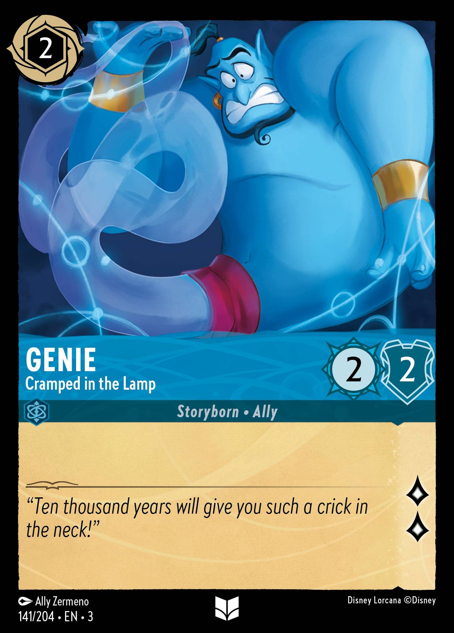 Genie - Cramped in the Lamp -  141/204 (Foil)