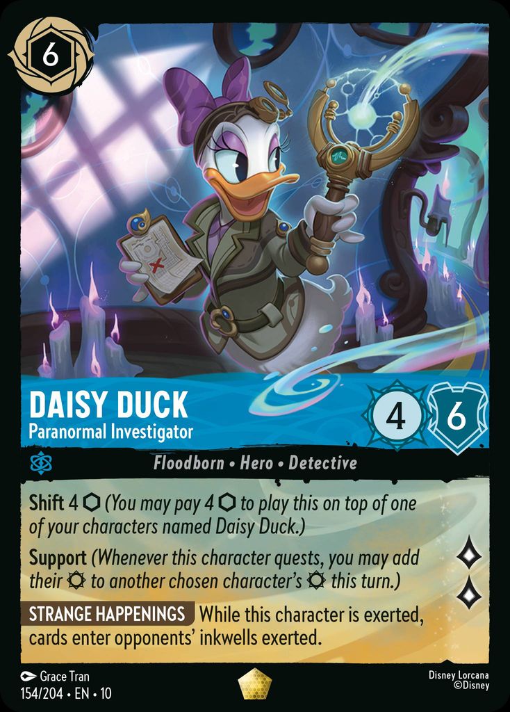 Daisy Duck - Paranormal Investigator - Whispers in the Well 154/204 - Near Mint