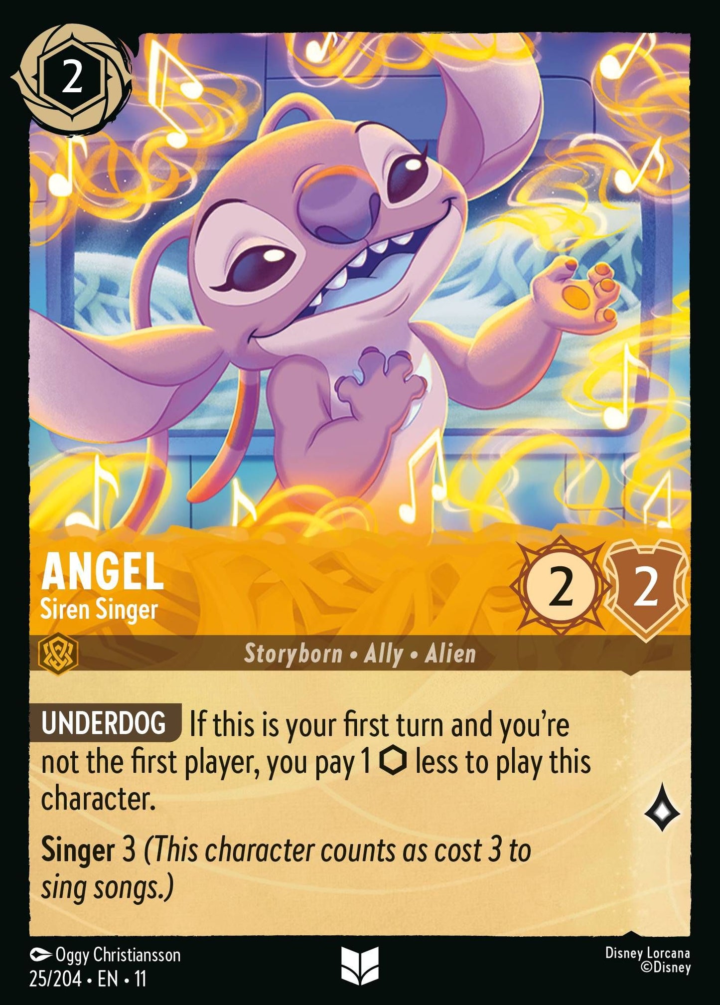 Angel - Siren Singer - Winterspell 25/204 - Near Mint