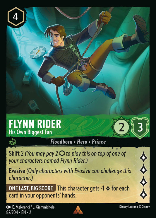 Flynn Rider - His Own Biggest Fan - Rise of the Floodborn 82/204  - Near Mint - Ungraded