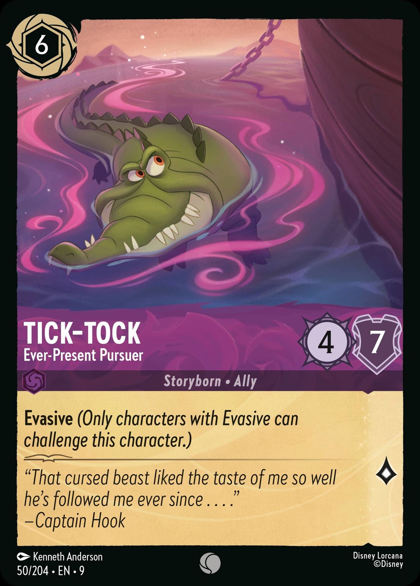 Tick-Tock - Ever-Present Pursuer - Fabled 50/204  (Foil) - Near Mint