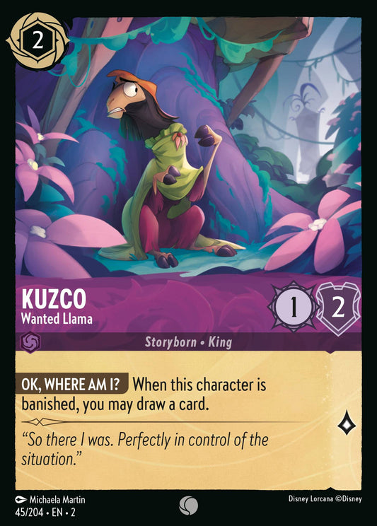 Kuzco - Wanted Llama - 45/204 (Foil)