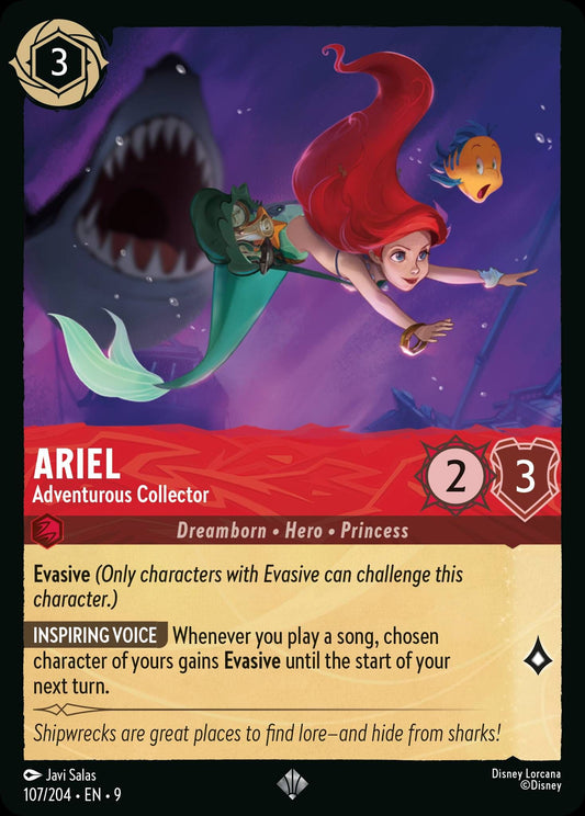 Ariel - Adventurous Collector - Fabled 107/204  - Near Mint