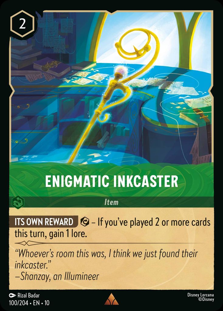 Enigmatic Inkcaster - Whispers in the Well 100/204 (Foil) - Near Mint