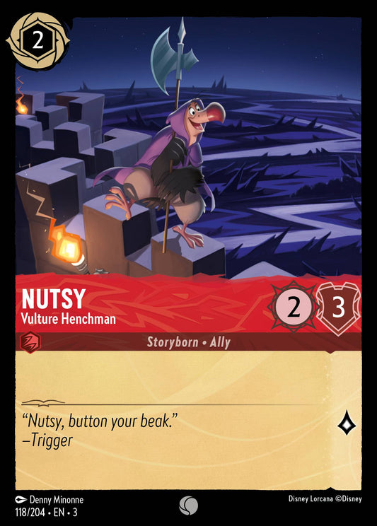 Nutsy - Vulture Henchman -  118/204 (Foil)
