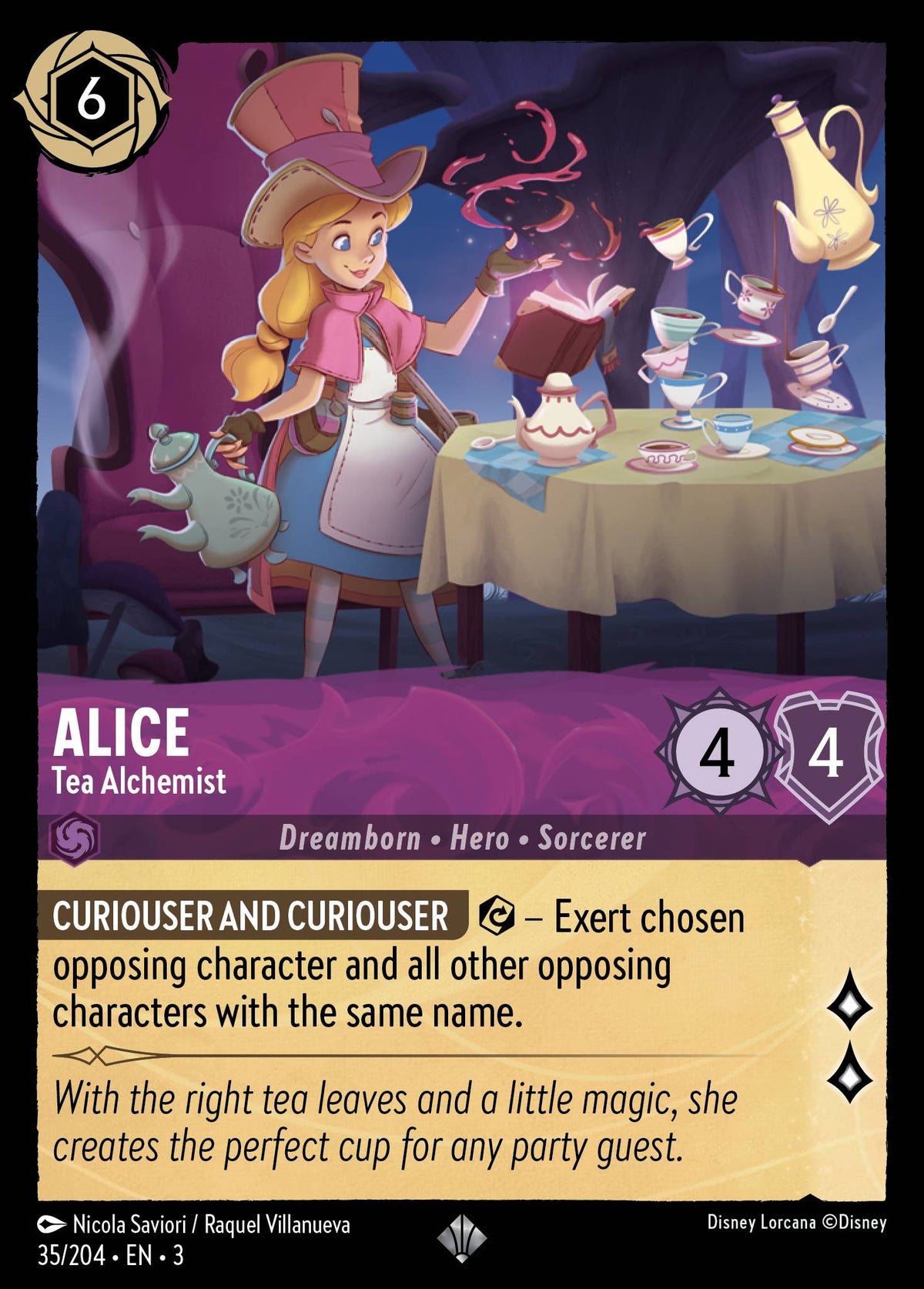 Alice - Tea Alchemist - Into the Inklands 35/204 - Near Mint