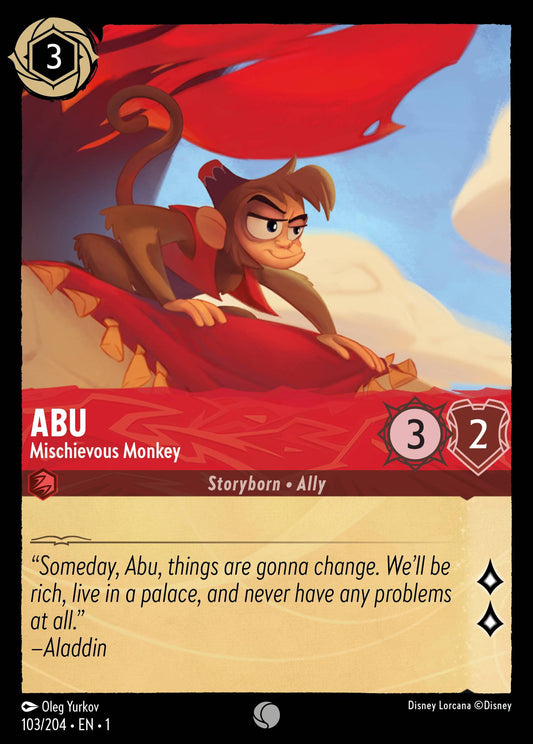 Abu - Mischievous Monkey - 103/204 (Foil)