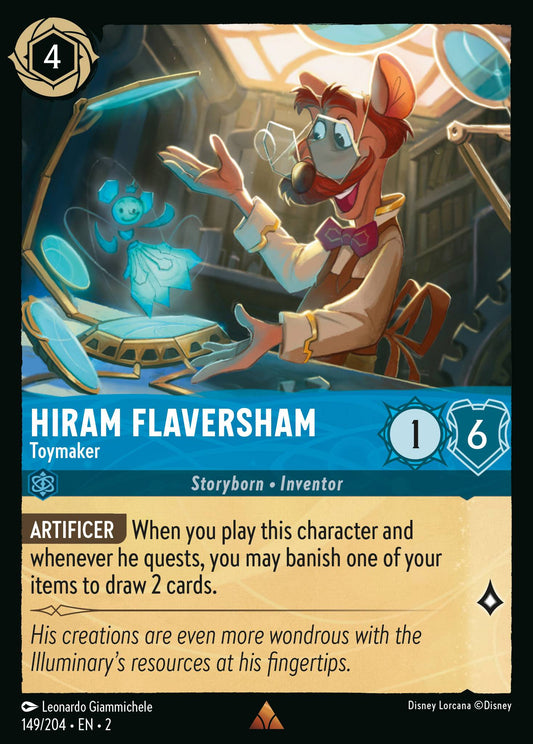 Hiram Flaversham - Toymaker - Rise of the Floodborn 149/204  (Foil) - Near Mint