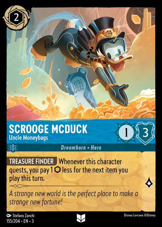 Scrooge McDuck - Uncle Moneybags -  155/204 (Foil)