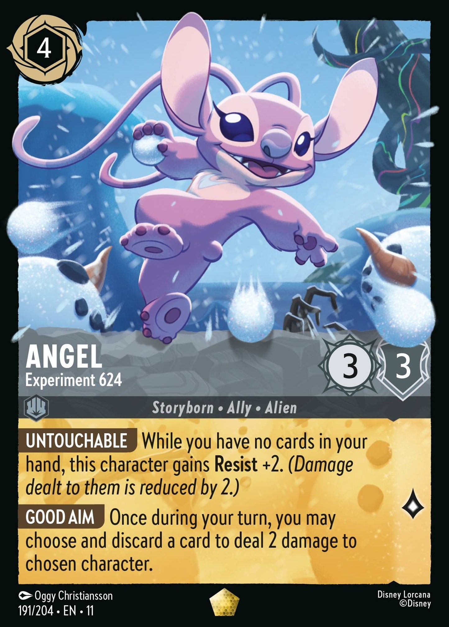 Angel - Experiment 624 - Winterspell 191/204 - Near Mint