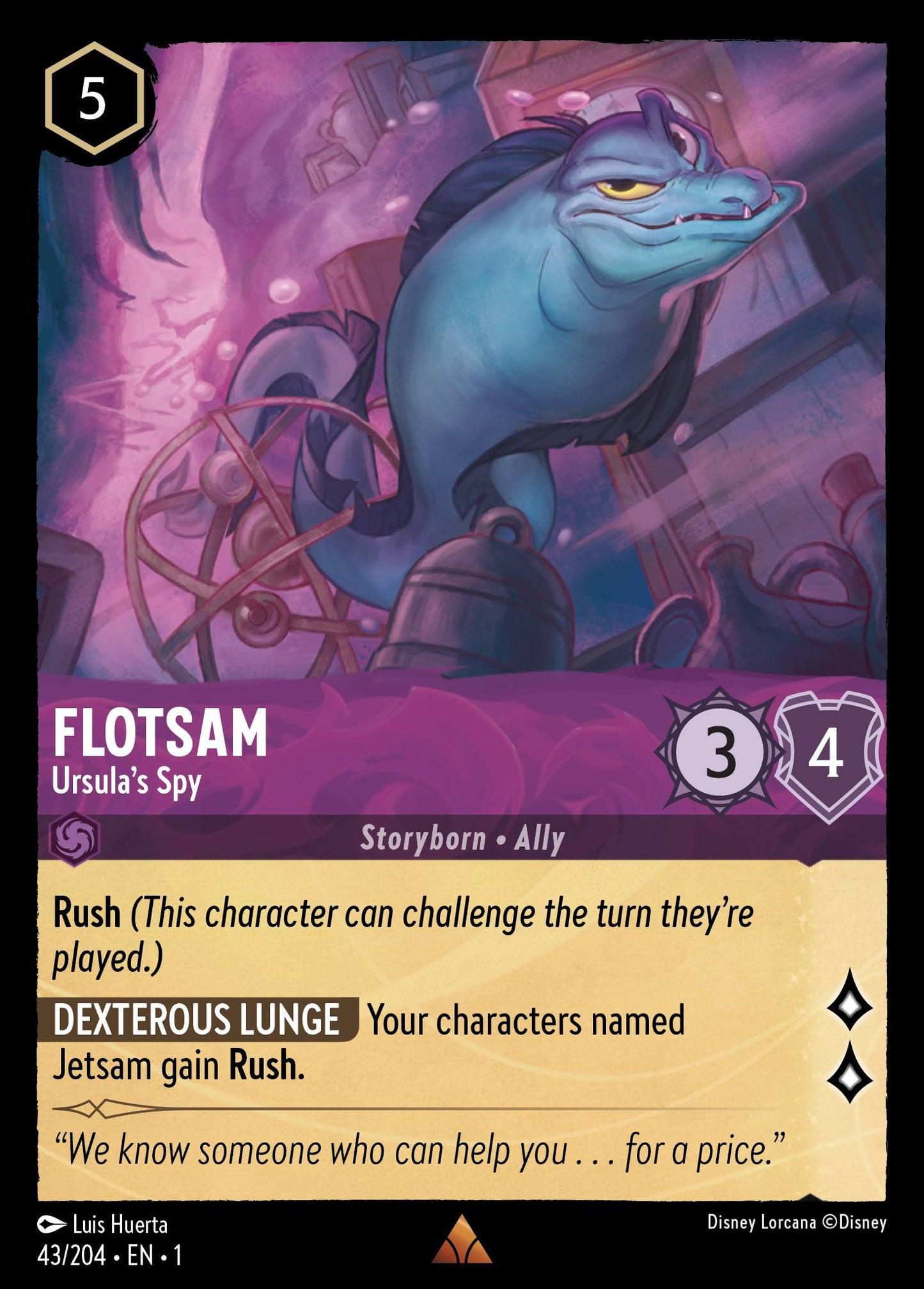 Flotsam - Ursula's Spy - 43/204 (Foil)