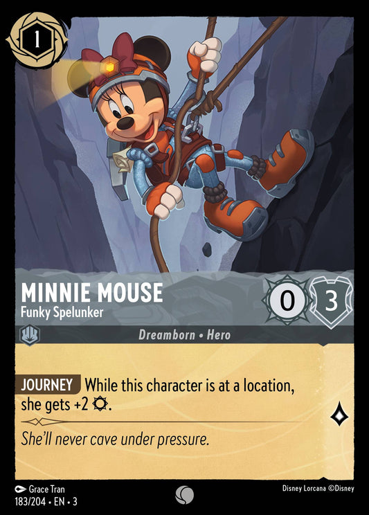 Minnie Mouse - Funky Spelunker -  183/204 (Foil)