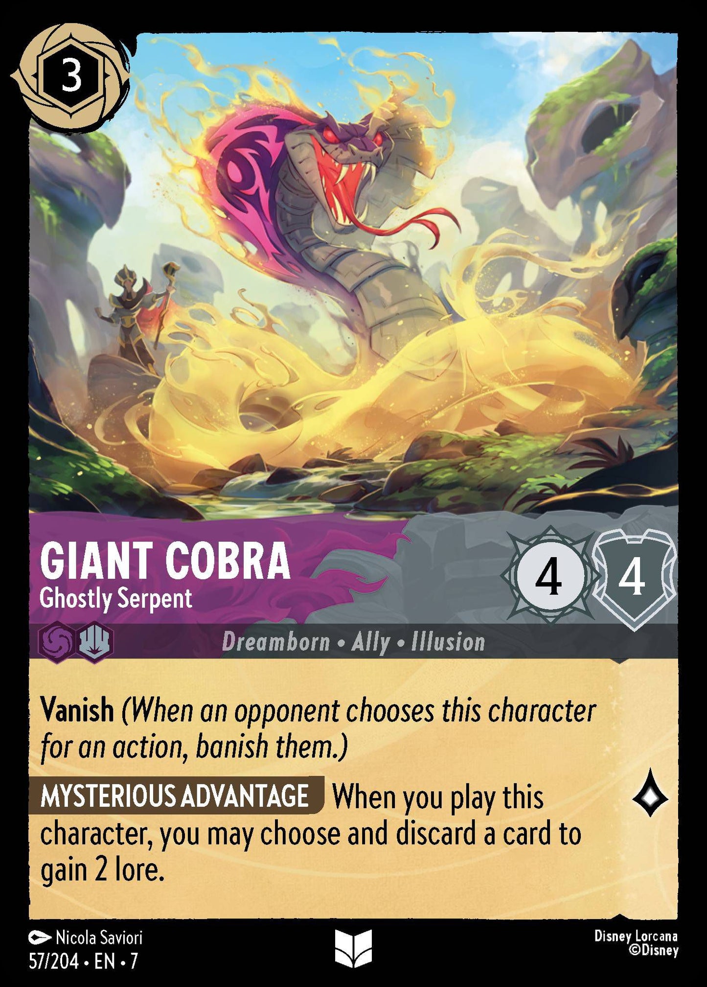 Giant Cobra - Ghostly Serpent - Archazia's Island 57/204