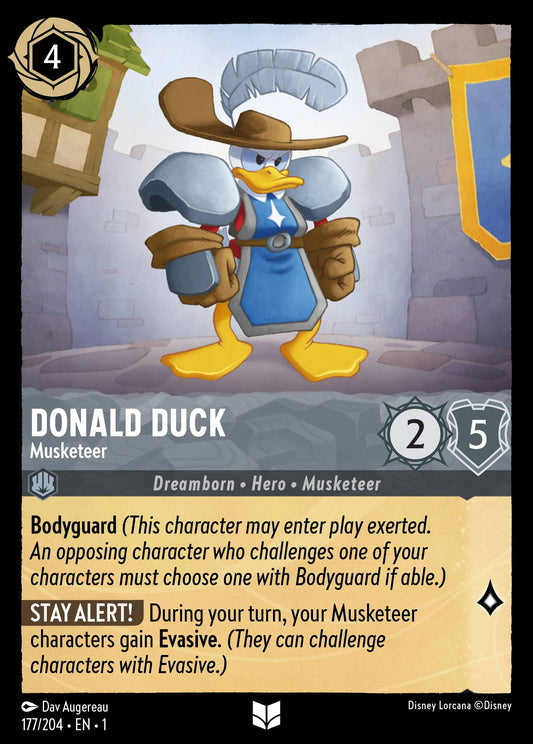 Donald Duck - Musketeer - 177/204 (Foil)