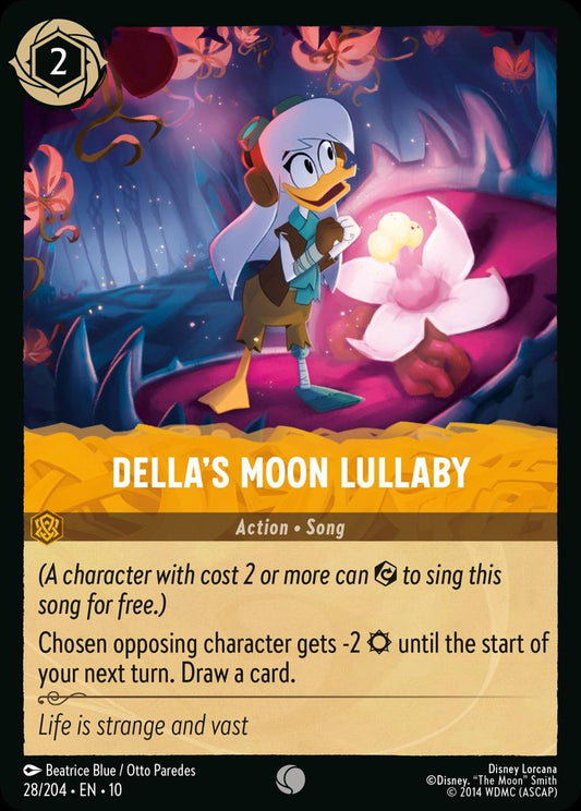 Della's Moon Lullaby - Whispers in the Well 28/204  (Foil) - Near Mint - Ungraded