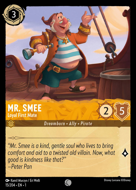 Mr. Smee - Loyal First Mate - 15/204 (Foil)