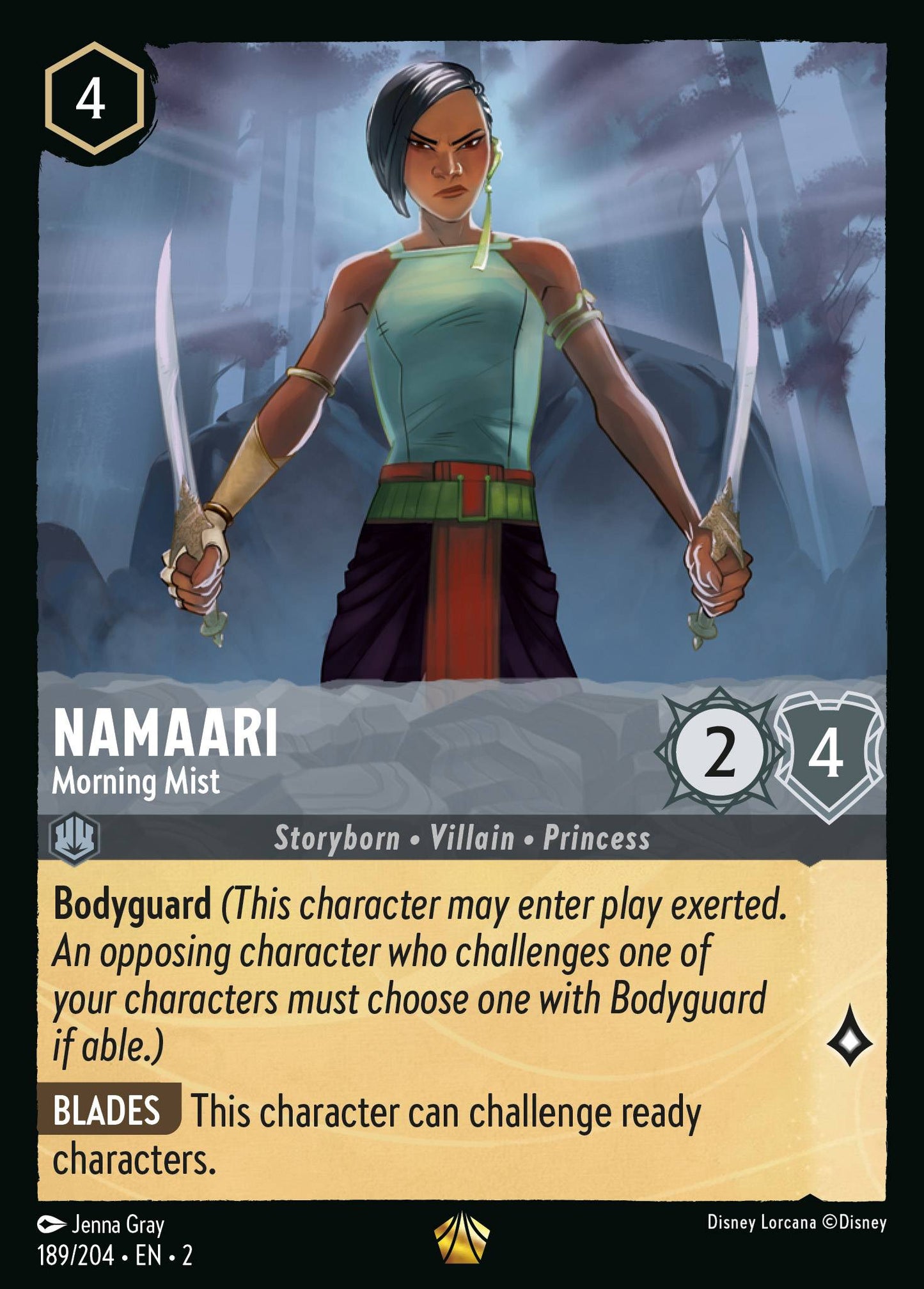 Namaari - Morning Mist - Rise of the Floodborn 189/204 - Near Mint