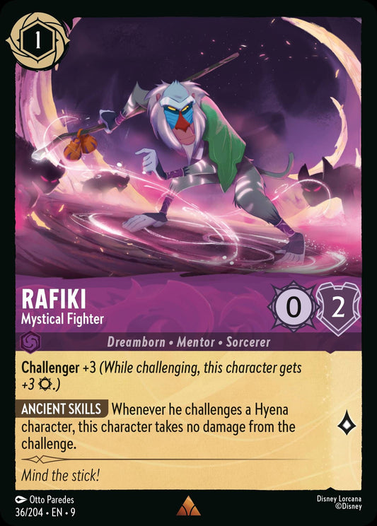Rafiki - Mystical Fighter - Fabled 36/204  - Near Mint - Ungraded