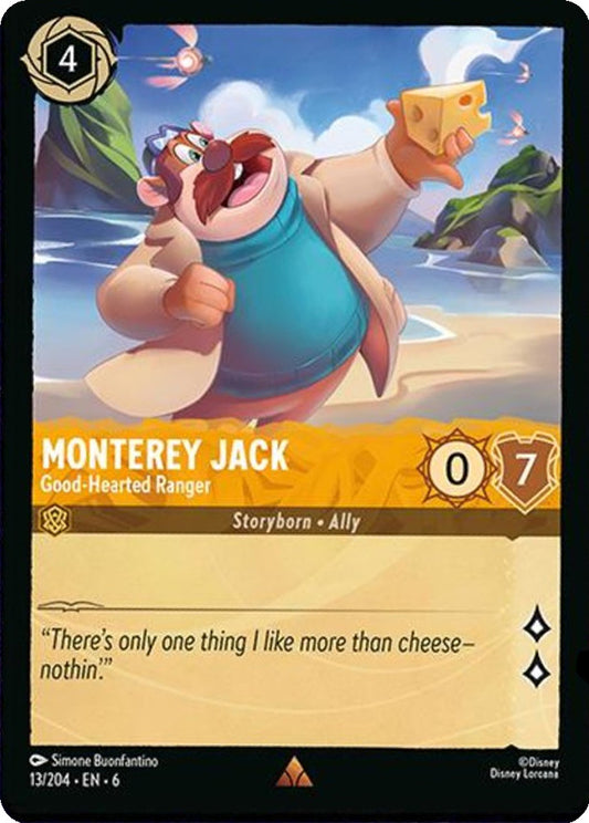 Monterey Jack - Good-Hearted Ranger - Azurite Sea 13/204  (Foil) - Near Mint - Ungraded