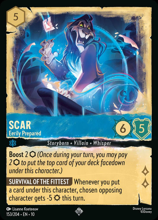 Scar - Eerily Prepared - Whispers in the Well 153/204  - Near Mint