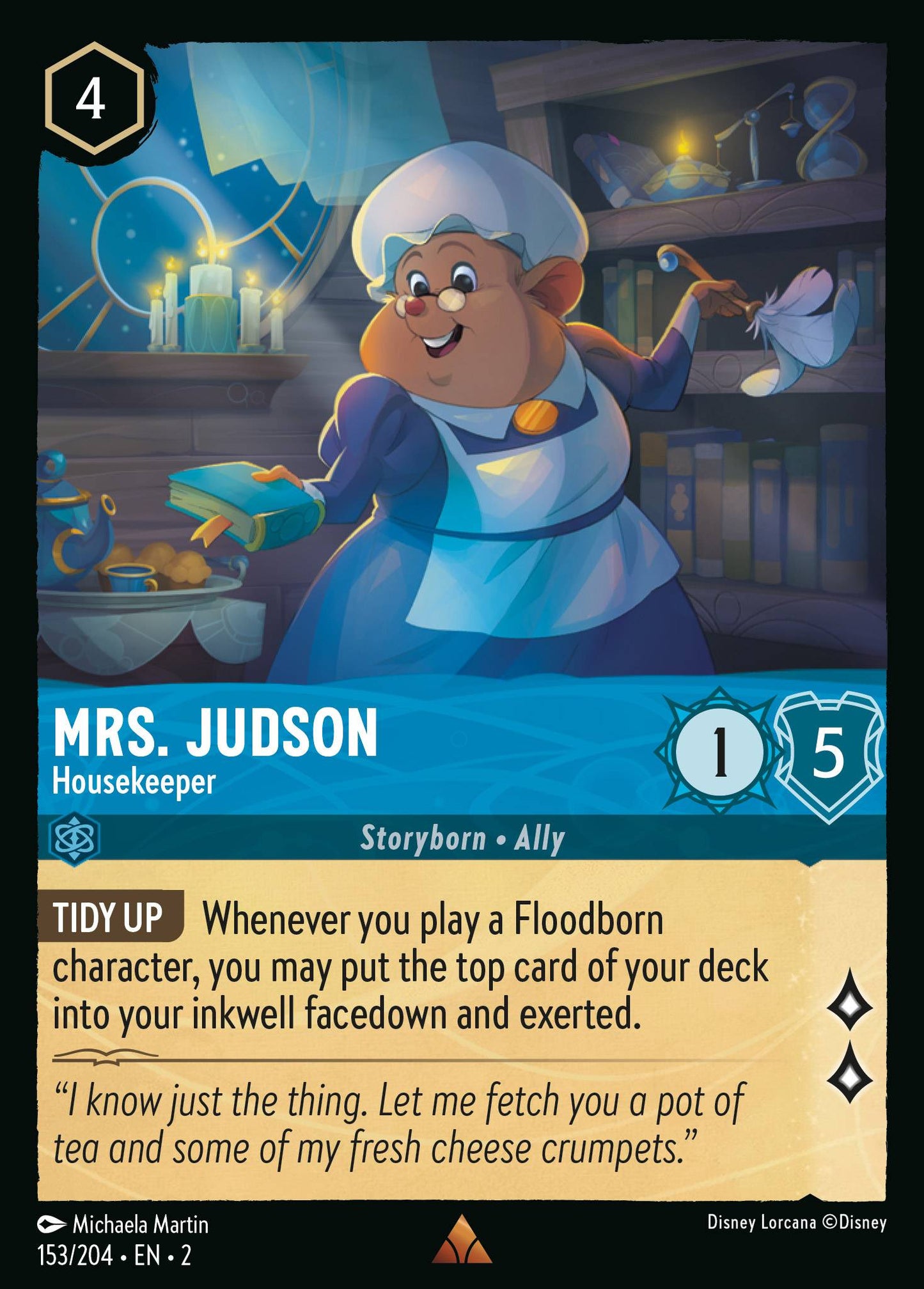 Mrs. Judson - Housekeeper - 153/204 (Foil)