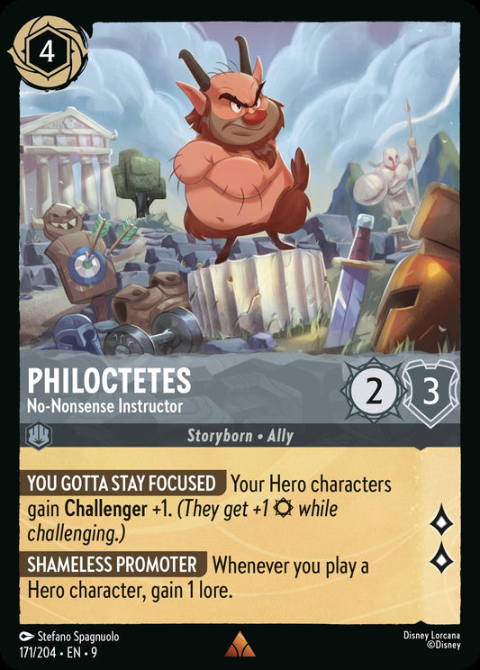 Philoctetes - No-Nonsense Instructor - Fabled 171/204  (Foil) - Near Mint - Ungraded