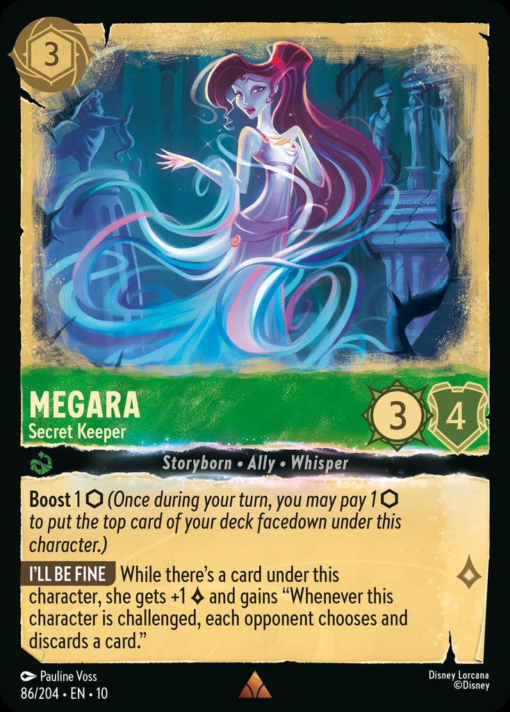 Megara - Secret Keeper - Whispers in the Well 86/204 - Near Mint