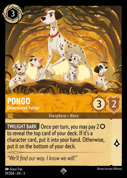 Pongo - Determined Father -  19/204 (Foil)