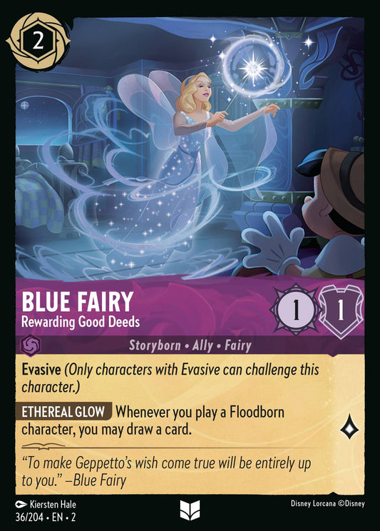 Blue Fairy - Rewarding Good Deeds - 36/204 (Foil)
