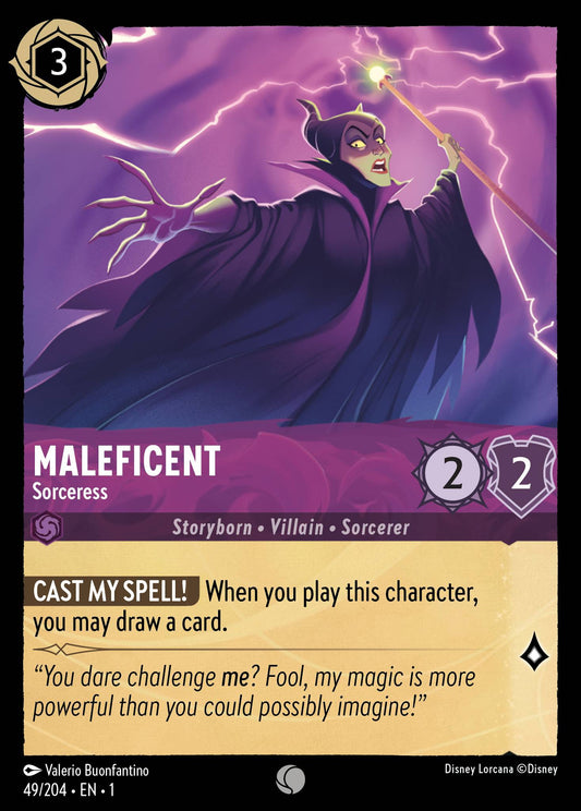 Maleficent - Sorceress - 49/204 (Foil)