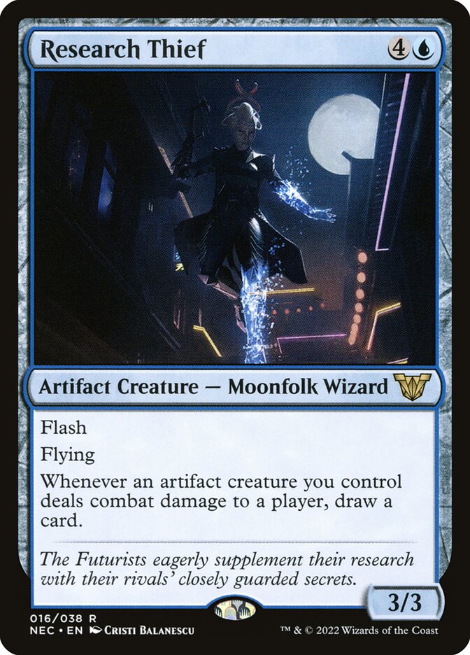 Research Thief - Neon Dynasty Commander 16