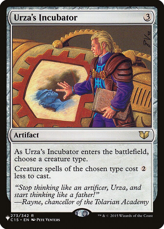 Urza's Incubator - The List C15-273