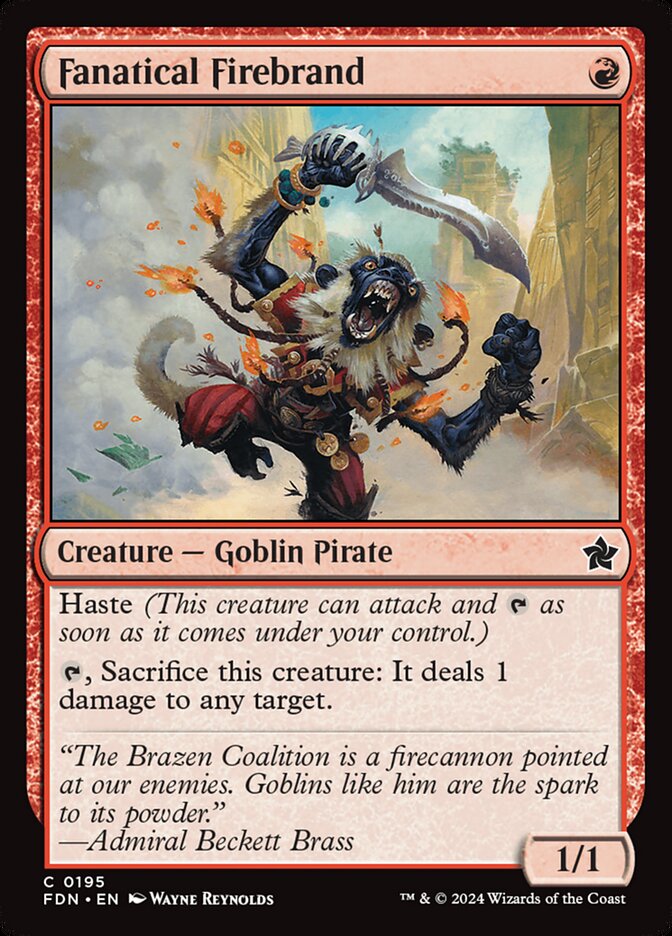 Fanatical Firebrand - Foundations 195