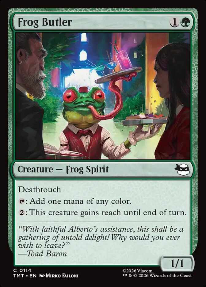 Frog Butler - Teenage Mutant Ninja Turtles 114