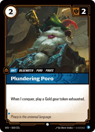 Plundering Poro - Spiritforged 069/221 (Foil)