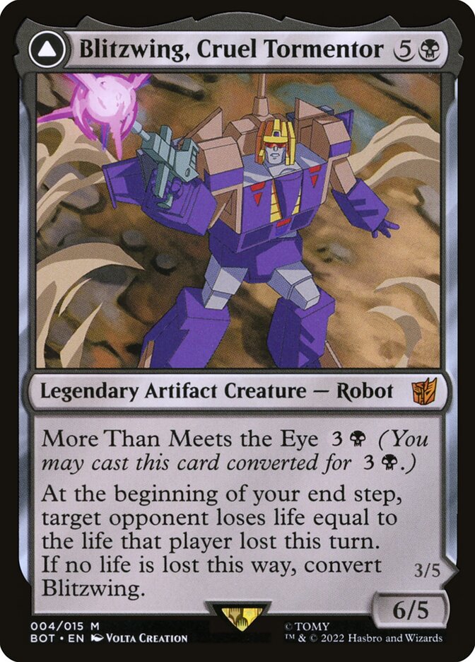 Blitzwing, Cruel Tormentor // Blitzwing, Adaptive Assailant - BOT 4  (Foil)