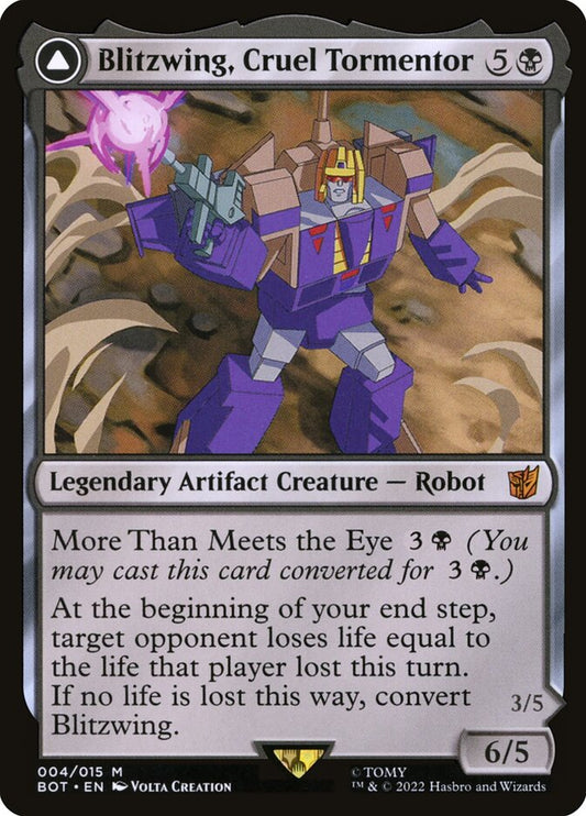 Blitzwing, Cruel Tormentor // Blitzwing, Adaptive Assailant - BOT 4  (Foil)