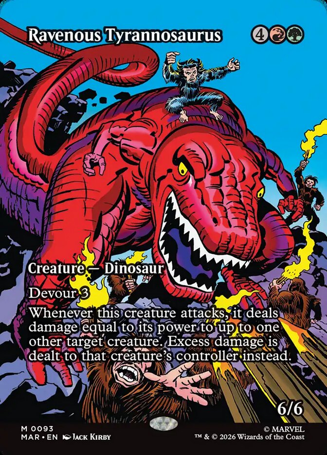 Ravenous Tyrannosaurus - Marvel Universe 93