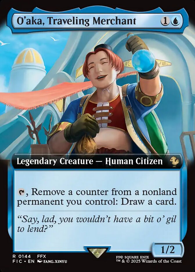 O'aka, Traveling Merchant - Final Fantasy Commander 144