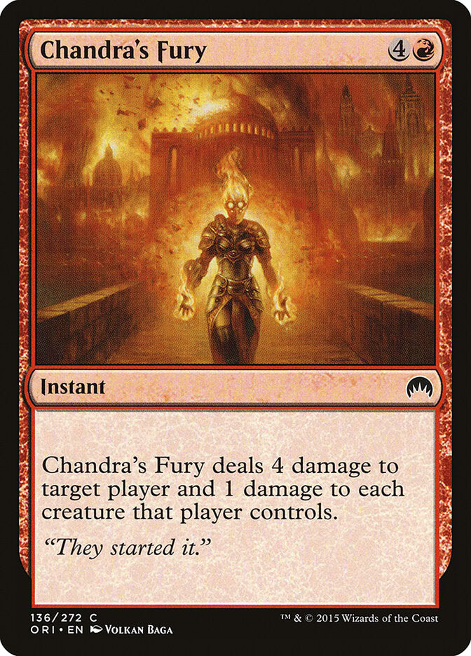 Chandra's Fury - Magic Origins 136