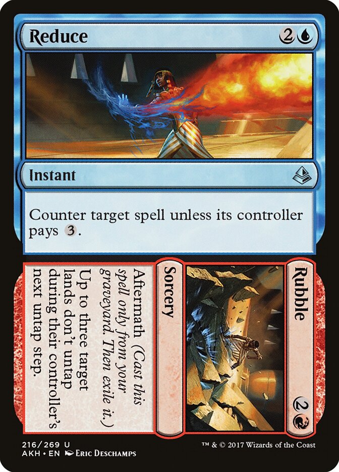 Reduce // Rubble - Amonkhet 216